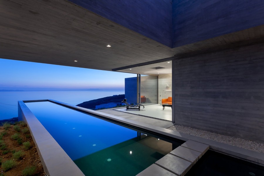 Ένα μοναδικό pool house στην Τήνο με φουτουριστικό design - Φωτογραφία 5