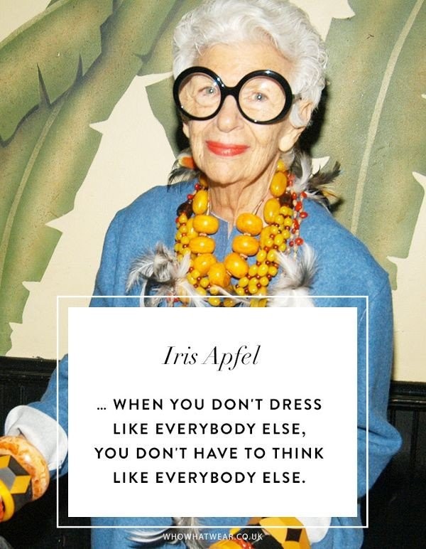 Τα 10 styling tips & quotes της Iris Apfel- Φωτογραφία 2