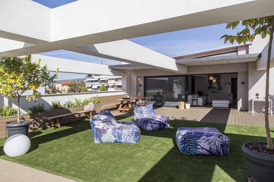 Ένα σύγχρονο loft με roofgarden στη Θεσσαλονίκη που λατρέψαμε- Φωτογραφία 16