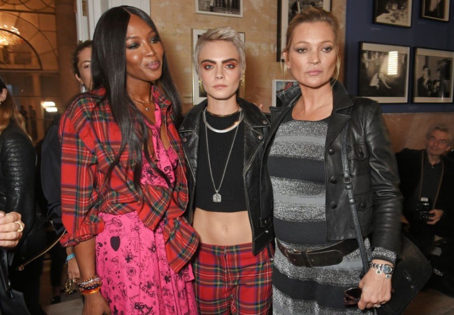 Naomi Campbell, Cara Delevingne, Kate Moss