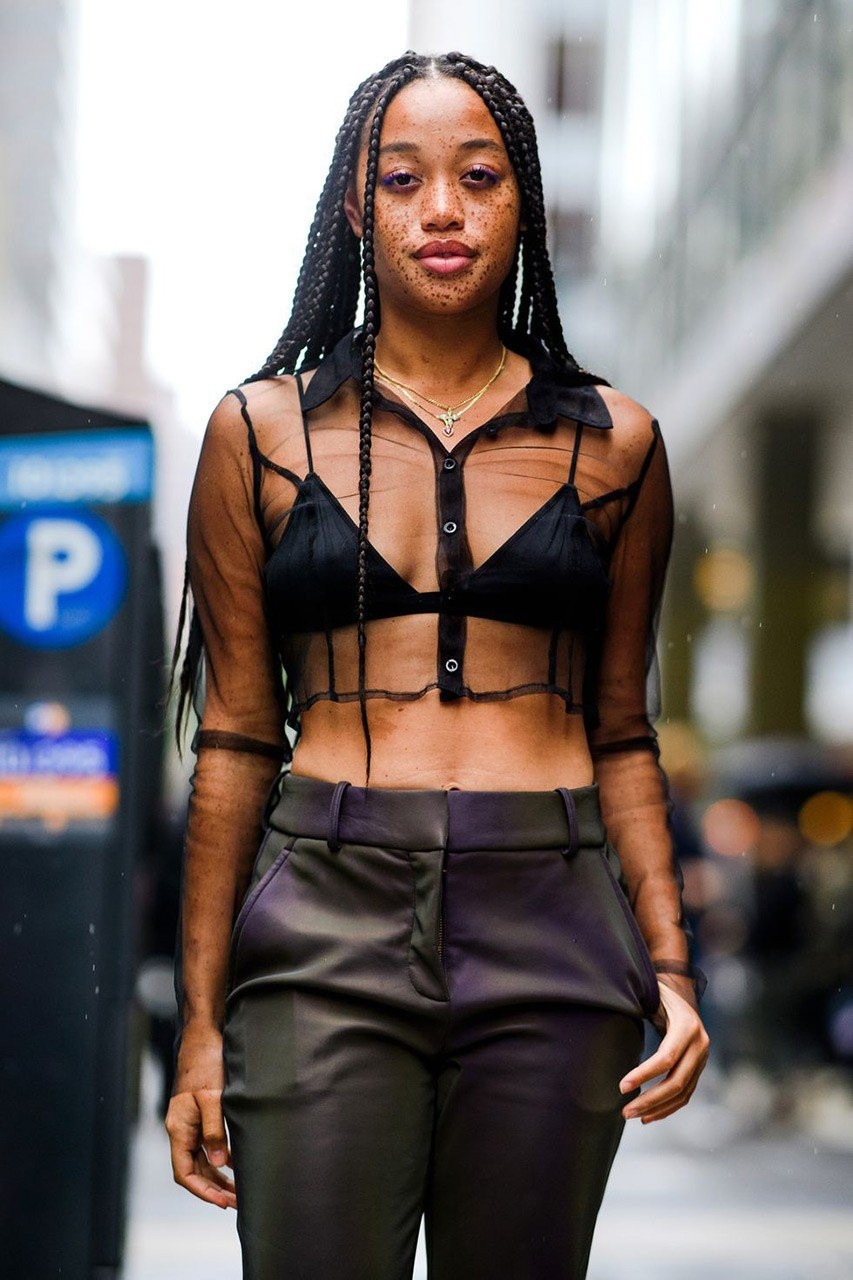 Τα διάφανα ρούχα που λάτρεψαν οι fashionistas στη New York Fashion Week- Φωτογραφία 6