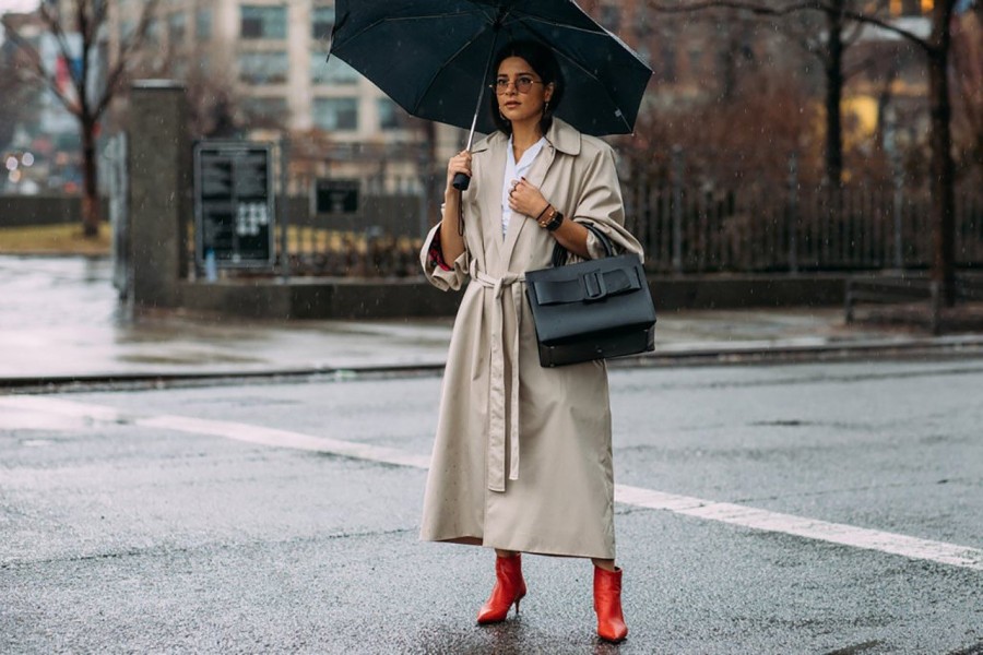 Rainy Looks: Ιδέες για να αντιμετωπίσετε τη βροχή με στιλ- Φωτογραφία 2