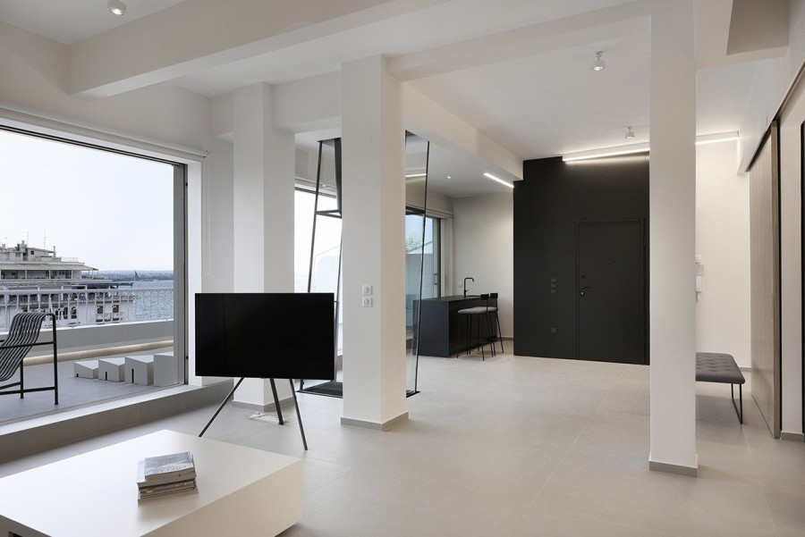 The upper floor: Ένα σύγχρονο διαμέρισμα στην καρδιά της Θεσσαλονίκης- Φωτογραφία 1