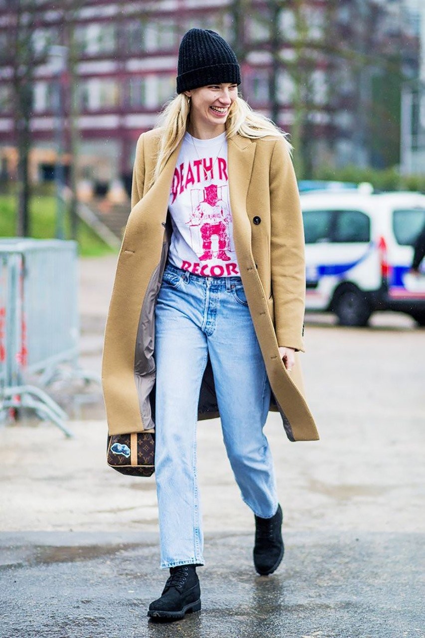 Beanie looks που εγκρίνουν τα διάσημα κορίτσια της μόδας - Φωτογραφία 24