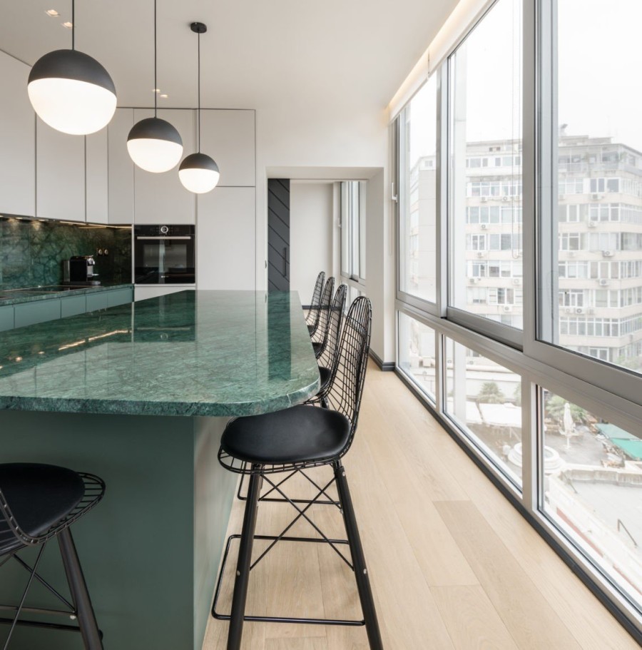 Δύο σύγχρονα διαμερίσματα στα Λαδάδικα παρατηρούν τη Θεσσαλονίκη από ψηλά- Φωτογραφία 12