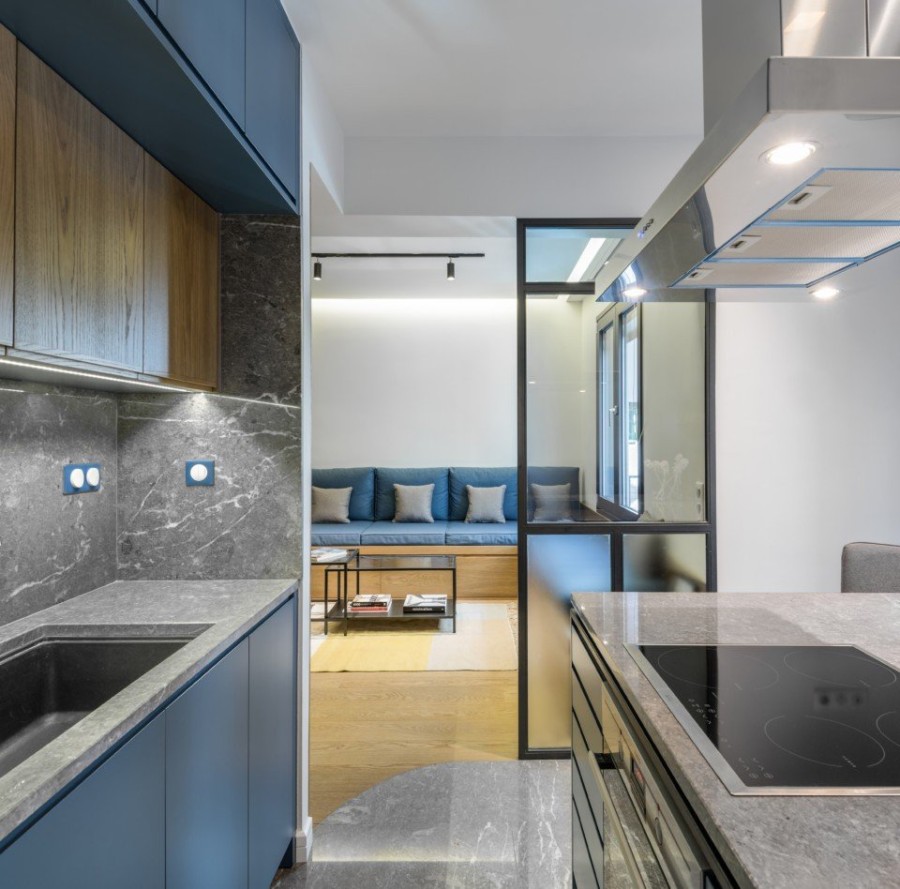 Ένα διαμέρισμα στη Θεσσαλονίκη με ανατρεπτικό σχεδιασμό που θυμίζει καράβι- Φωτογραφία 1