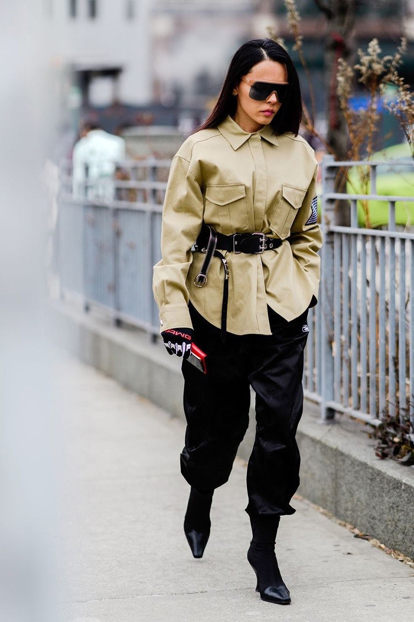 Street style looks από την Εβδομάδα Μόδας της Νέας Υόρκης- Φωτογραφία 8