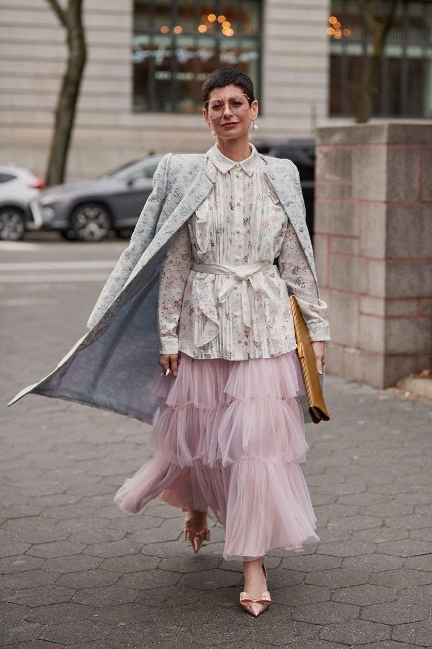 Street style looks από την Εβδομάδα Μόδας της Νέας Υόρκης- Φωτογραφία 84