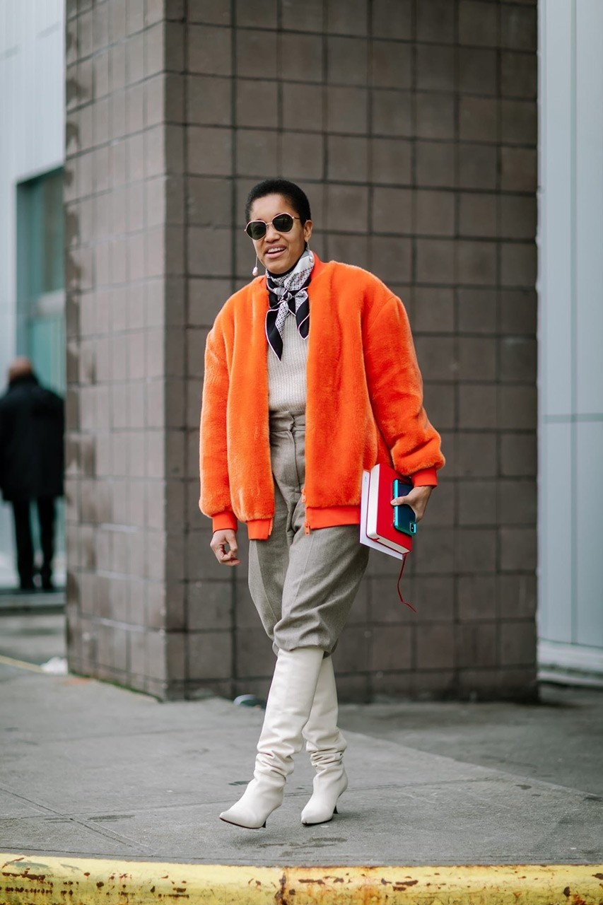 Street style looks από την Εβδομάδα Μόδας της Νέας Υόρκης- Φωτογραφία 97