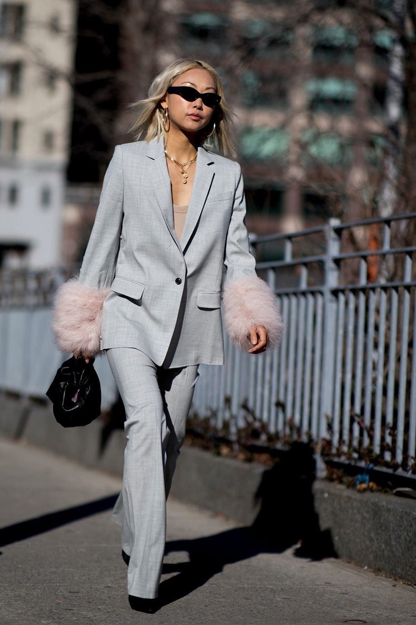 Street style looks από την Εβδομάδα Μόδας της Νέας Υόρκης- Φωτογραφία 53