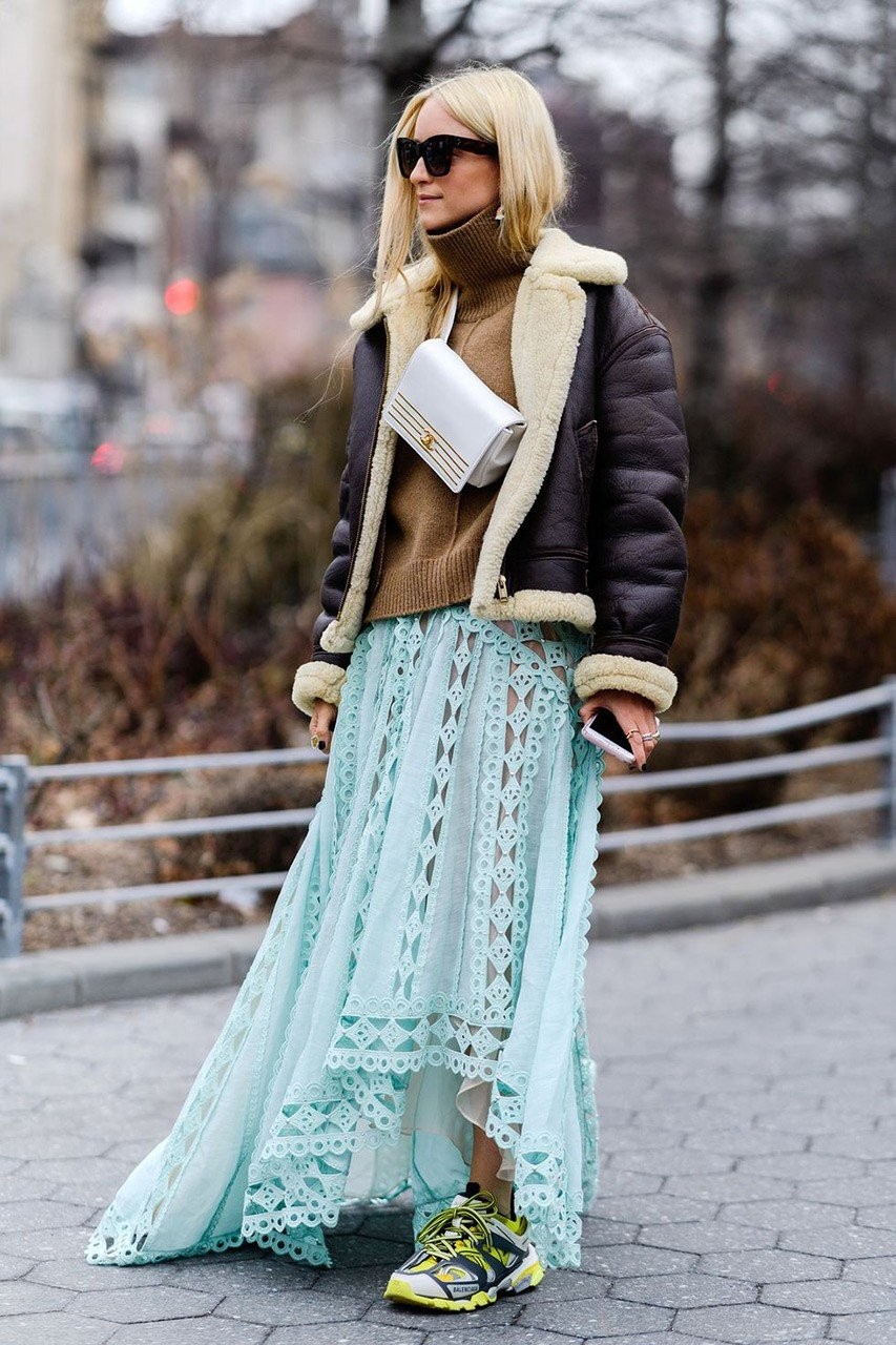 Street style looks από την Εβδομάδα Μόδας της Νέας Υόρκης- Φωτογραφία 2