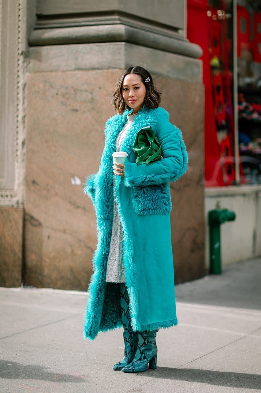 Street style looks από την Εβδομάδα Μόδας της Νέας Υόρκης- Φωτογραφία 61