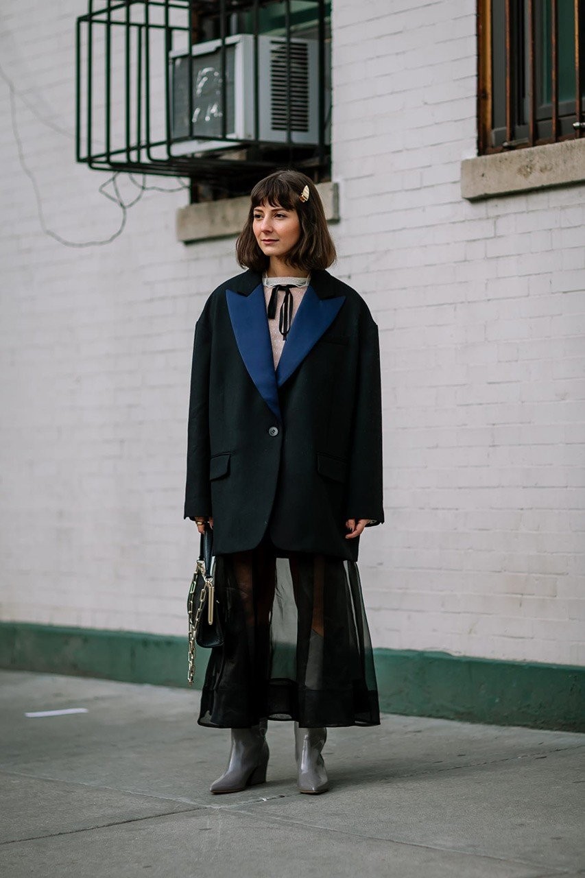 Street style looks από την Εβδομάδα Μόδας της Νέας Υόρκης- Φωτογραφία 62