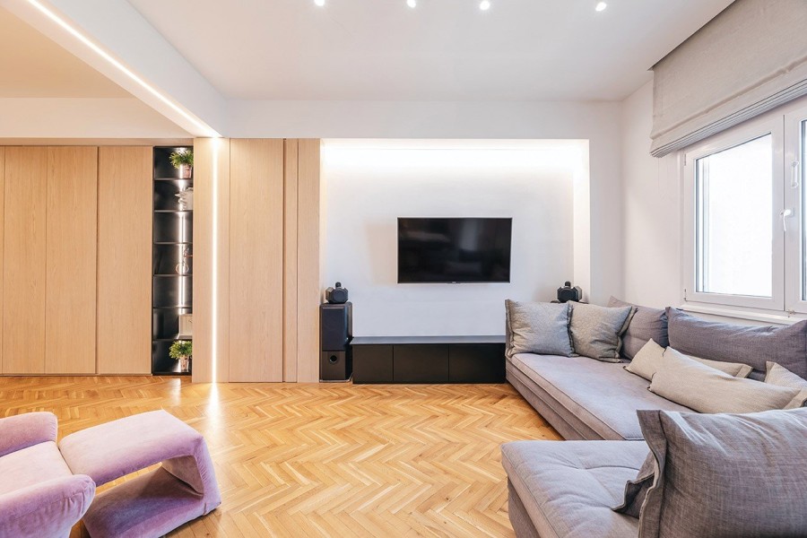 Frame house: Ένα σύγχρονο διαμέρισμα στη Θεσσαλονίκη που τολμάει να διαφέρει- Φωτογραφία 3