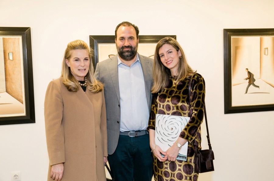 Την ατομική του έκθεση ζωγραφικής παρουσίασε ο διεθνούς φήμης εικαστικός Δημήτρης Γέρος - Φωτογραφία 6