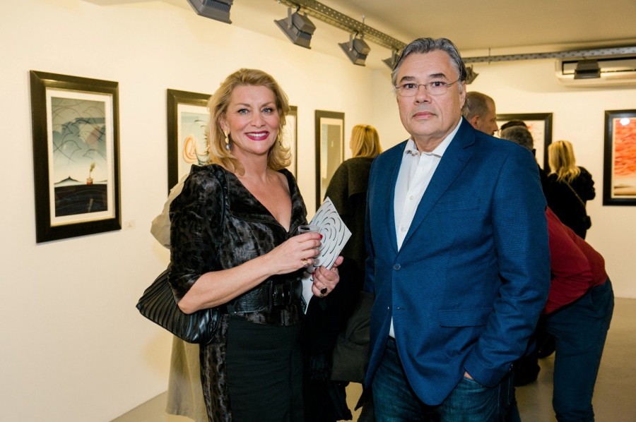 Την ατομική του έκθεση ζωγραφικής παρουσίασε ο διεθνούς φήμης εικαστικός Δημήτρης Γέρος - Φωτογραφία 4