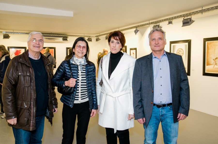 Την ατομική του έκθεση ζωγραφικής παρουσίασε ο διεθνούς φήμης εικαστικός Δημήτρης Γέρος - Φωτογραφία 8