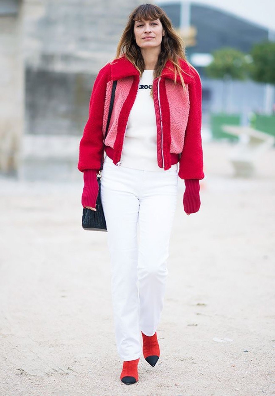 Πείτε ναι στα white jeans τον χειμώνα- Φωτογραφία 4