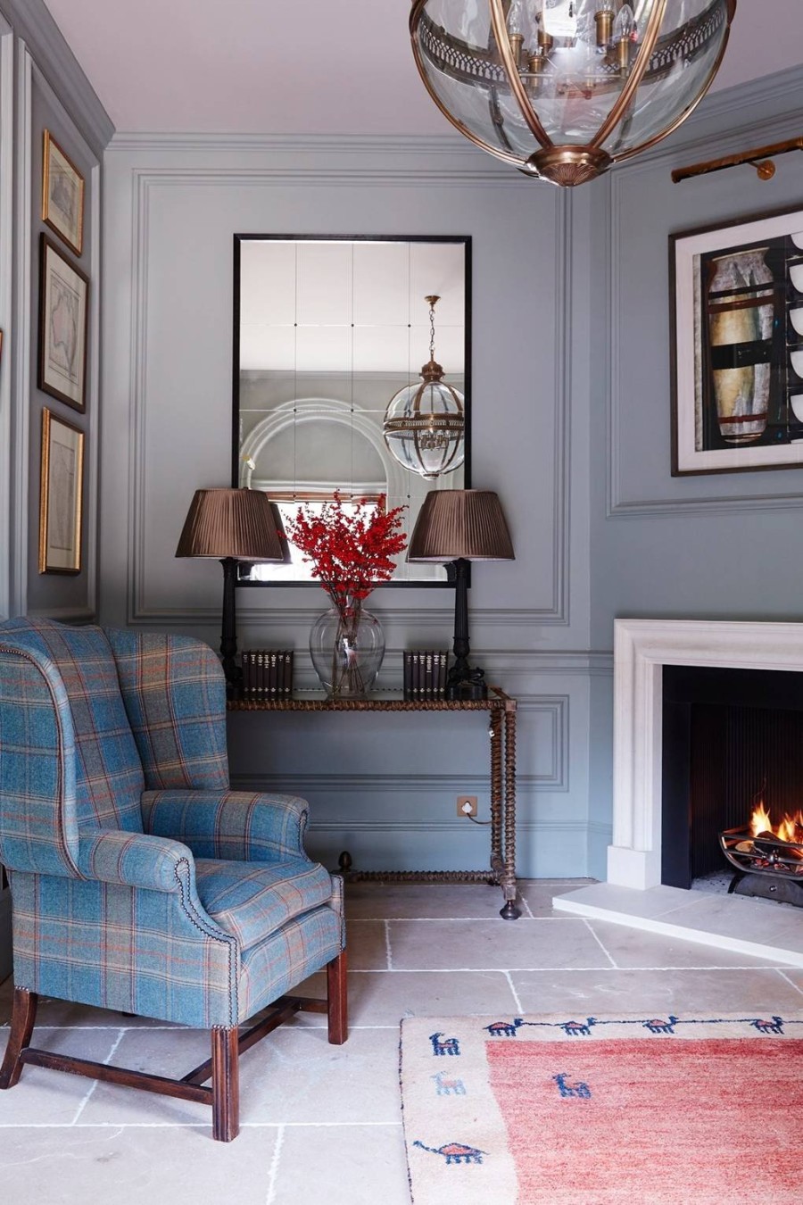 Μια βικτωριανή κατοικία στην Αγγλία με chic εορταστική διακόσμηση - Φωτογραφία 1