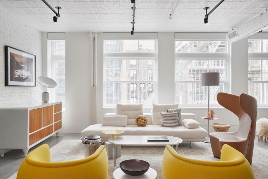 Ένα industrial loft στη Νέα Υόρκη που συνδυάζει την τέχνη με τον σύγχρονο μινιμαλισμό- Φωτογραφία 1