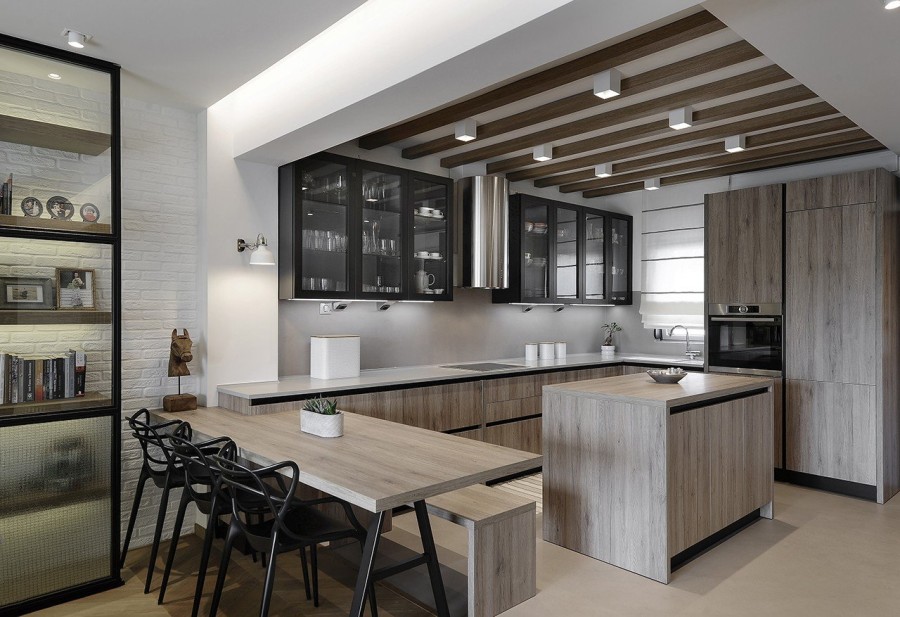 Ένα μοντέρνο διαμέρισμα στη Θέρμη με στοιχεία βιομηχανικού design- Φωτογραφία 4