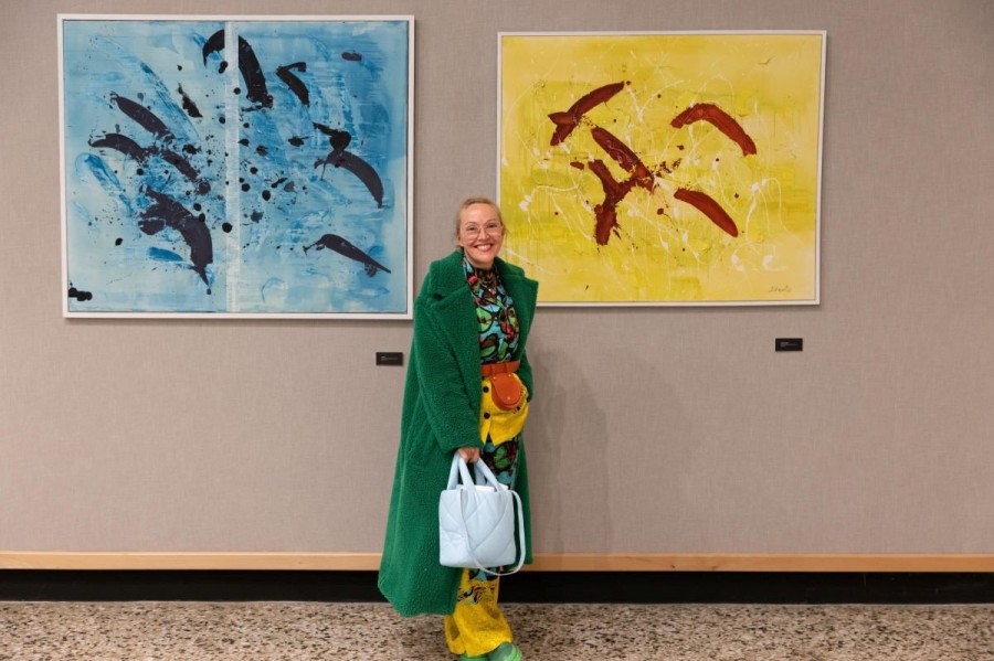 Βold Nature: Στα λαμπερά εγκαίνια της νέας ατομικής art exhibition της Στέλλας Βουλγαράκη - Φωτογραφία 1