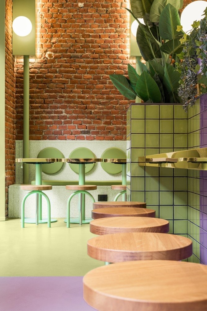 Ένα street food restaurant στο Μιλάνο μετατρέπεται σε έναν pastel παράδεισο- Φωτογραφία 4