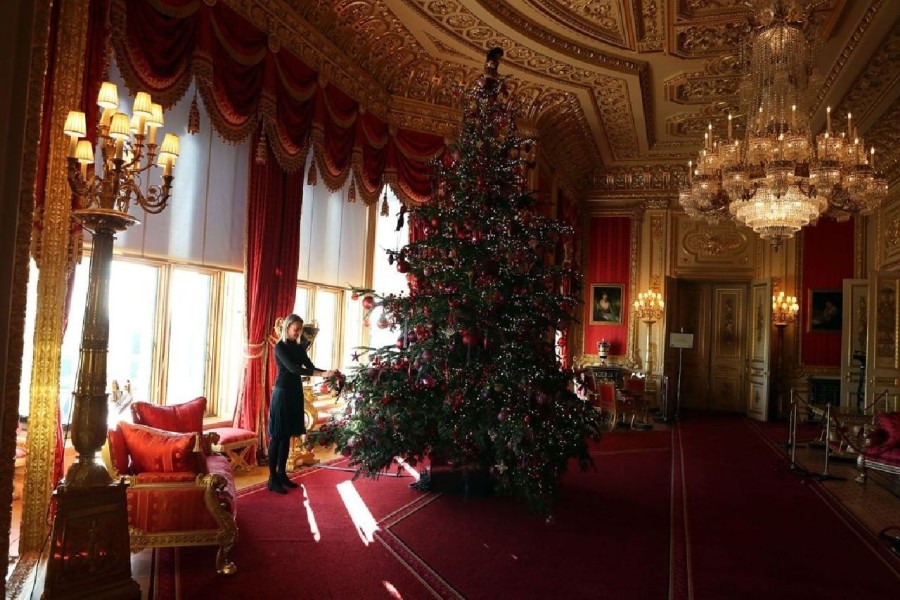 Ο χριστουγεννιάτικος στολισμός των εμβληματικών κάστρων της Αγγλίας- Φωτογραφία 5