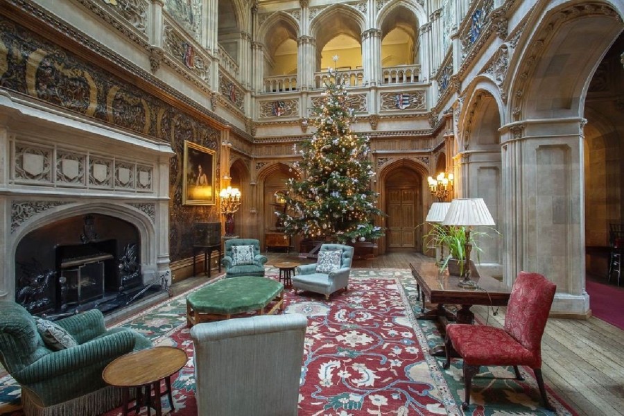 Ο χριστουγεννιάτικος στολισμός των εμβληματικών κάστρων της Αγγλίας- Φωτογραφία 4