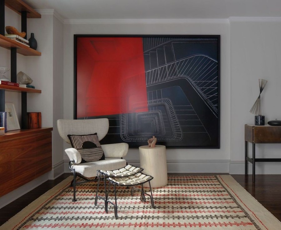 Ένα σπίτι σε μια ιστορική γειτονιά του Manhattan συνδυάζει υπέροχα τις ψυχρές με τις γήινες αποχρώσεις- Φωτογραφία 4