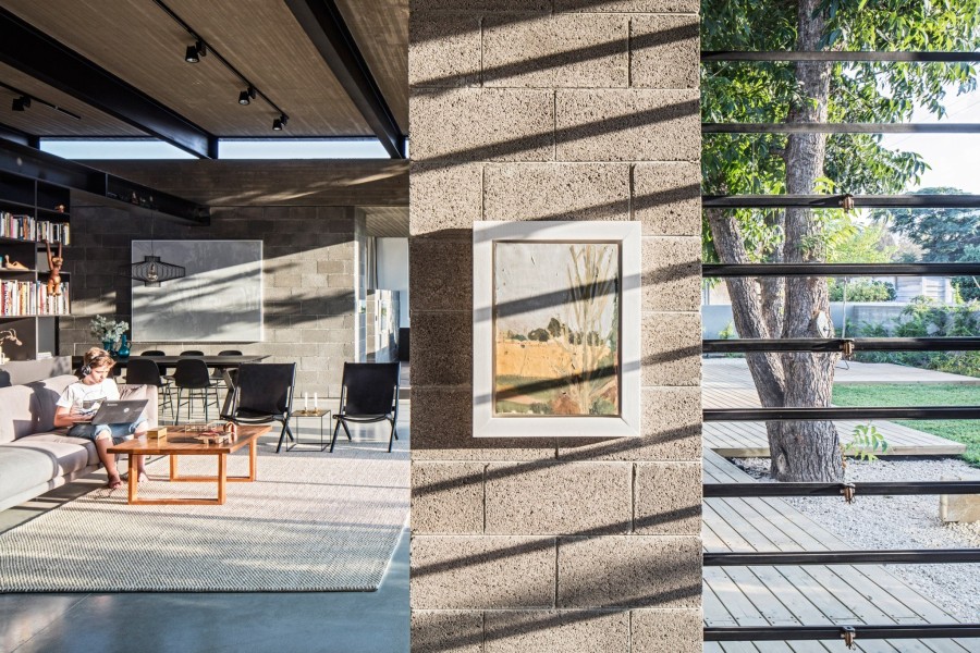 Μια μαγική ισόγεια κατοικία με αδρά βιομηχανικά υλικά και φιλόξενη φωτεινή ατμόσφαιρα- Φωτογραφία 2