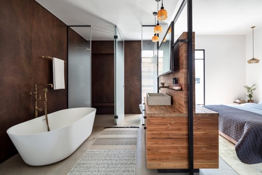 Μια μαγική ισόγεια κατοικία με αδρά βιομηχανικά υλικά και φιλόξενη φωτεινή ατμόσφαιρα- Φωτογραφία 13