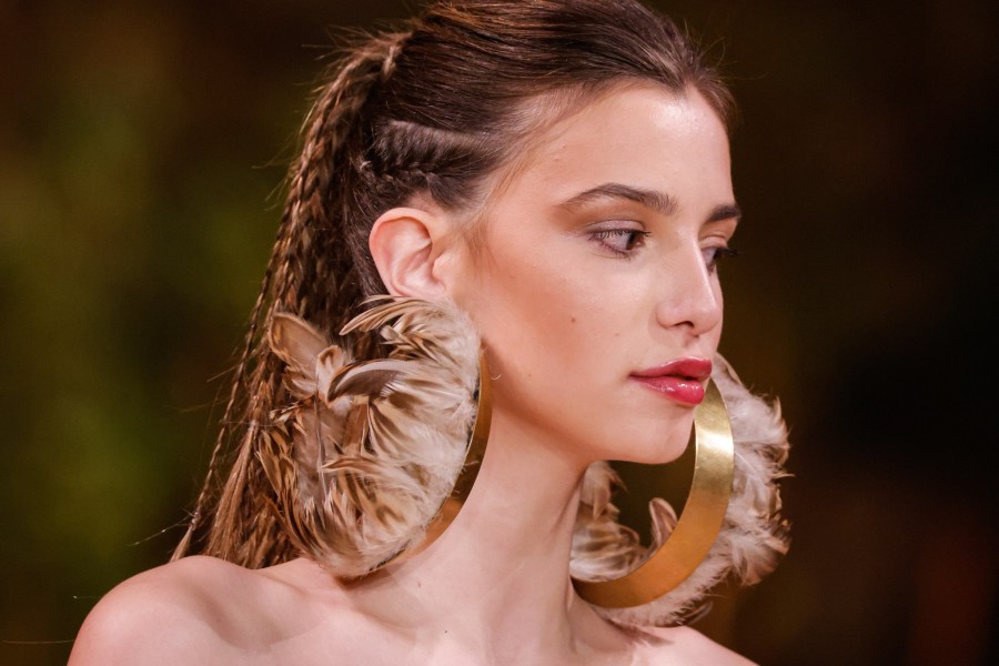 Η λαμπερή Haute Couture collection της Σίλιας Κριθαριώτη στο Παρίσι ήταν εμπνευσμένη από την Αφρική- Φωτογραφία 9
