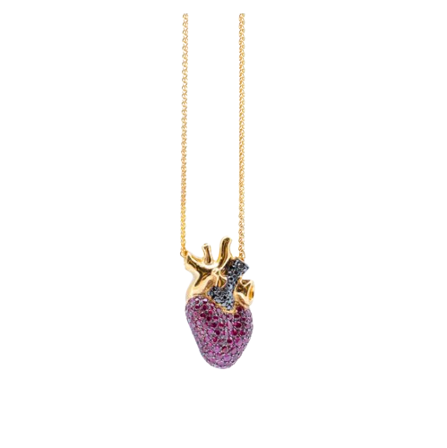  Strawberry Heart necklace 