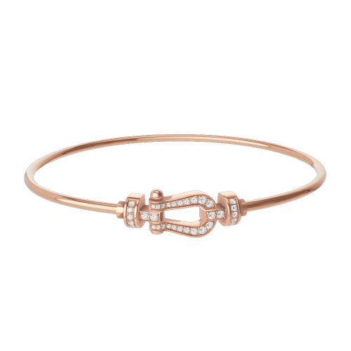  FRED Force 10 18k pink gold and sapphire, rubies, diamonds large model 