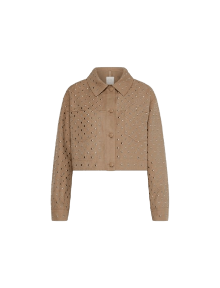  Studded cropped jacket 