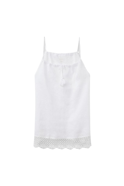  Linen Top Sophisticated Allure 