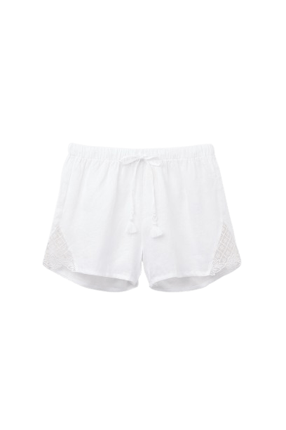  Linen Short Sophisticated Allure 