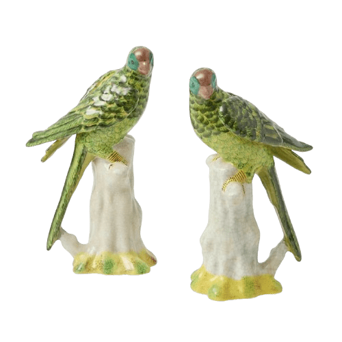  Διακοσμητικοί πορσελάνινοι παπαγάλοι 