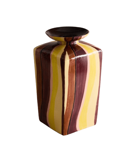  Κεραμικό βάζο ριγέ 