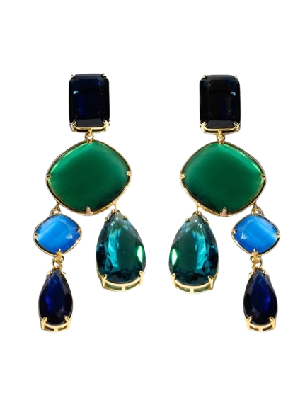  Memphis Oversized earrings 