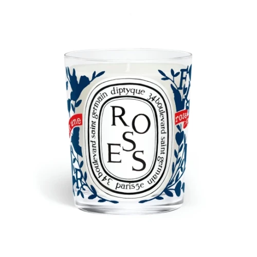  Dyptique Valentines Limited Edition Roses Scented Candle 