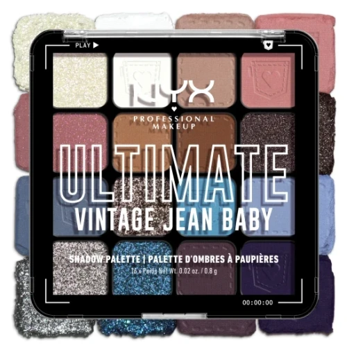  NYX Professional Makeup Ultimate Vintage Jean Baby Eyeshadow Palette 