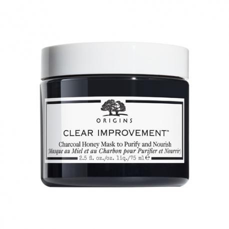  With charcoal honey 