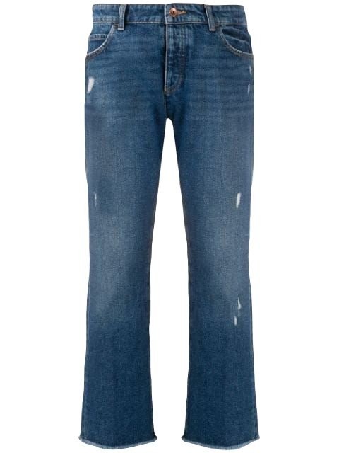  Distressed Cropped Jean 