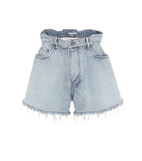  Paperbag denim shorts 