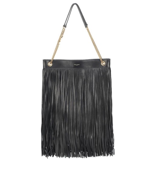 Grace Large fringed leather tote 
