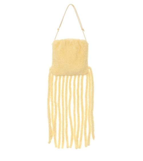  The Fringe Pouch shearling shoulder bag 