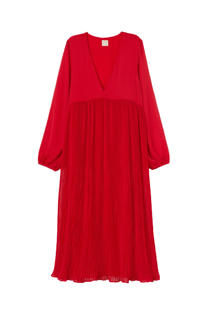  Wide chiffon dress 