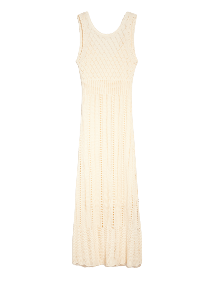  Tricot lace maxi dress 